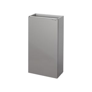 Image of GoodHome Imandra Gloss Anthracite Vanity cabinet (W)436mm (H)790mm