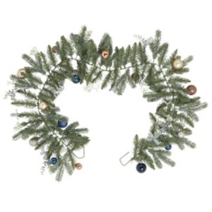 Image of 1.83M Decorated Bauble Green Garland