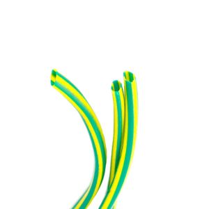 Image of CORElectric Green & yellow 3mm Cable sleeving 5m