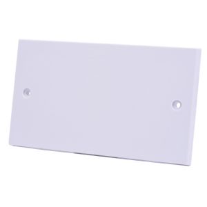 Image of Power Pro White Double Blanking plate