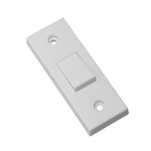Image of Power Pro 10A 2 way White Single Architrave Switch