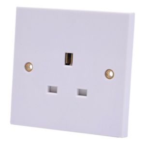 Image of Power Pro 13A White Unswitched socket