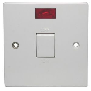 Image of Power Pro 20A 1 way White Single Switch