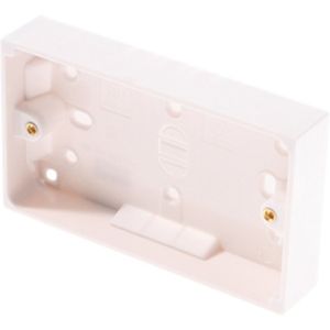 Image of Power Pro Plastic 30mm Double Pattress box