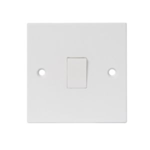 Image of Power Pro 13A 2 way White Single Light Switch Pack of 5