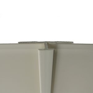 Image of Splashwall Ivory H-shaped Panel straight joint (L)2440mm