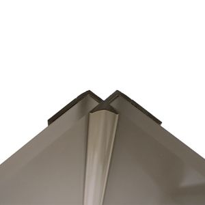 Image of Splashwall Fawn Straight Panel internal corner joint (L)2440mm