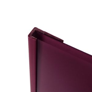 Image of Splashwall Violet Straight Panel end cap (L)2440mm