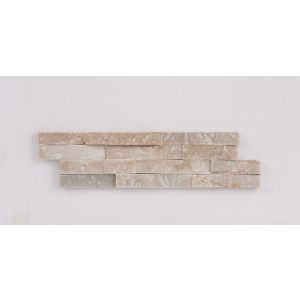 Image of Splitface Oyster Matt Natural stone Wall tile Pack of 8 (L)360mm (W)100mm