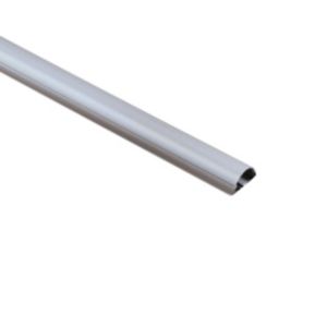 Image of D-Line Silver 30mm Semi-circle Trunking length (L)2m