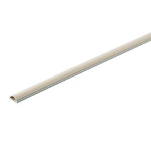 Image of D-Line Cream 16mm Semi-circle Trunking length (L)2m Pack of 17