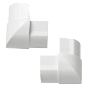 Image of D-Line ABS plastic White External bends (W)40mm