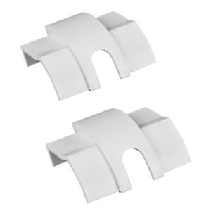 Image of D-Line White Cable outlet Pack of 2