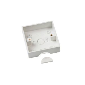 Image of D-Line ABS plastic White Socket box (W)90mm Pack of 1