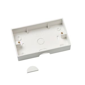 Image of D-Line ABS plastic White Socket box (W)145mm Pack of 1