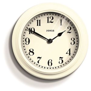 Image of Jones Opers Linen white Clock