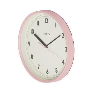 Image of Jones Dime Contemporary Pink Quartz Clock