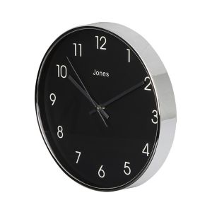 Image of Jones Studio Contemporary Chrome effect Quartz Clock