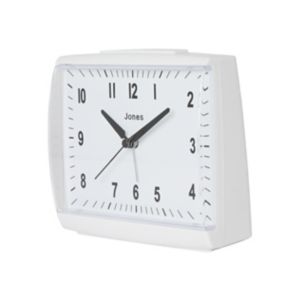 Image of Jones Dreamland White Alarm Clock
