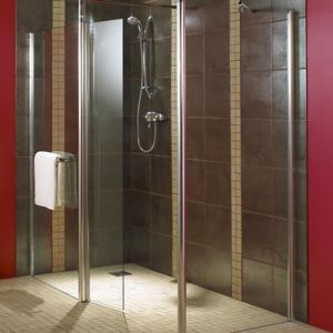 Image of Aquadry Shower End panel (H)1850mm (W)900mm