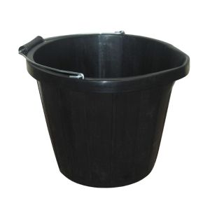 Image of Active Black Plastic 13.5L Bucket
