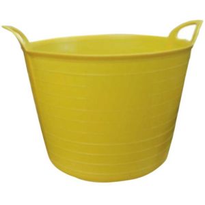 Image of Yellow Plastic 40L Flexi tub