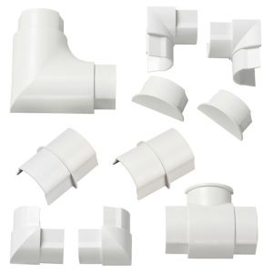 Image of D-Line ABS plastic White Trunking accessories (W)40mm