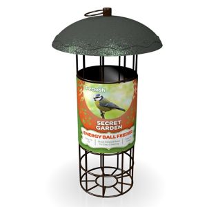 Image of Peckish Secret garden Steel Energy ball Bird feeder 0.7L