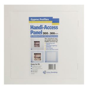 Image of Gyproc Profilex White Plastic Access panel (H)300mm (W)300mm