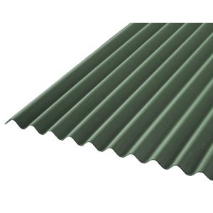 Image of Corrubit Green Bitumen Corrugated Roofing sheet (L)2m (W)930mm (T)2.2mm