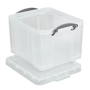 Image of Really Useful Clear 35L Plastic Storage box