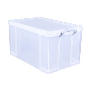 Image of Really Useful Clear 84L Plastic Storage box