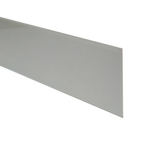 Image of 6mm Splashwall Fawn Bevelled Glass Upstand (L)0.9m