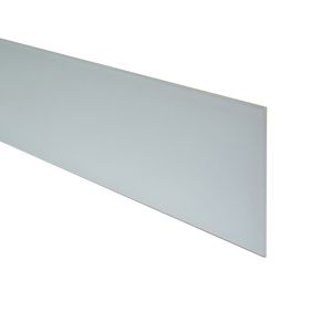 Image of 6mm Splashwall Mist Bevelled Glass Upstand (L)0.9m