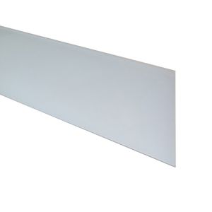Image of 6mm Splashwall White Bevelled Glass Upstand (L)0.9m