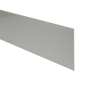 Image of 6mm Splashwall Fawn Bevelled Glass Upstand (L)0.6m
