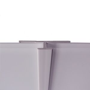 Image of Splashwall Gloss Lavender Shower panelling straight H joint (W)400mm (T)3mm
