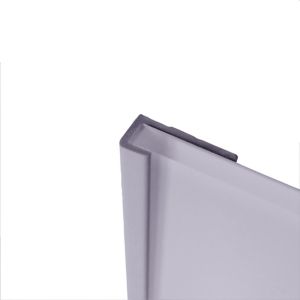 Image of Splashwall Gloss Lavender Shower panelling end cap (W)400mm (T)3mm