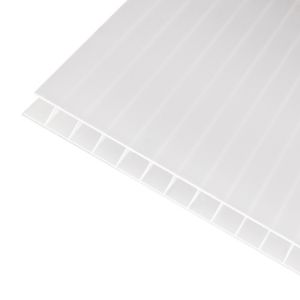 Image of Axiome Opal effect Polycarbonate Twinwall Roofing sheet (L)2m (W)690mm (T)10mm