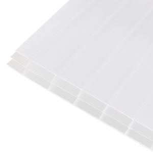 Image of Axiome Opal effect Polycarbonate Multiwall Roofing sheet (L)2m (W)690mm (T)16mm