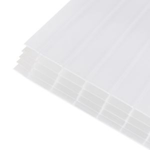 Image of Axiome Opal effect Polycarbonate Multiwall Roofing sheet (L)2m (W)690mm (T)25mm