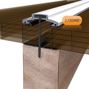 Image of Axiome Bronze effect Polycarbonate Multiwall Roofing sheet (L)2m (W)690mm (T)25mm