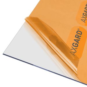 Image of AXGARD Clear Polycarbonate Flat Glazing sheet (L)2m (W)1m (T)3mm
