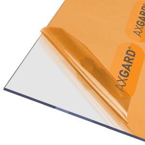 Image of AXGARD Clear Polycarbonate Flat Glazing sheet (L)2m (W)1m (T)4mm