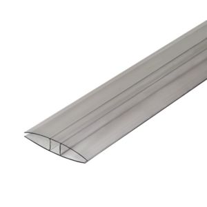 Image of SNAPA Clear H Profile Jointing strip (L)3m (W)70mm