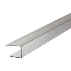 Image of SNAPA Clear C Profile Capping strip (L)2m (W)20mm