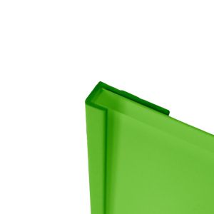 Image of Splashwall Gloss Lime Shower panelling end cap (W)4mm (T)4mm
