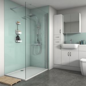 Image of Splashwall Mist Gloss 3 sided shower wall kit