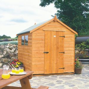 Image of 8x6 Economy T&G Apex Shiplap Wooden Shed Base included