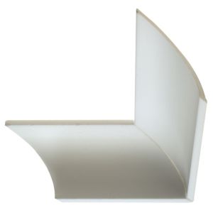 Image of Classic C profile Polystyrene Internal & external Coving corner (L)180mm (W)70mm Pack of 2